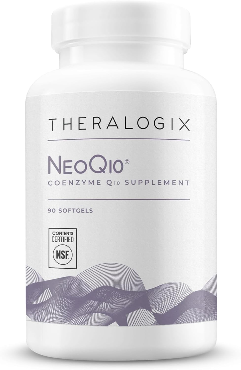Theralogix NeoQ10 CoQ10 Supplement – Enhanced Absorption with VESIsorb | Heart Health & Fertility Support (90 Softgels)