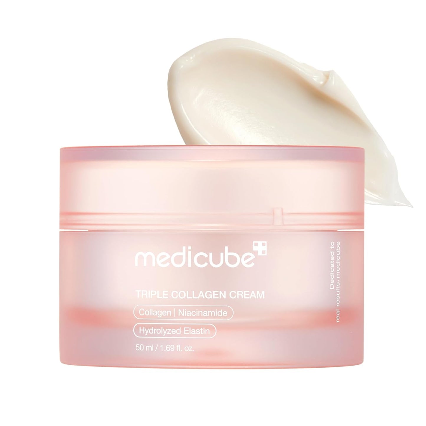 Medicube Triple Collagen Cream – Hydrating & Firming Moisturizer with Hyaluronic Acid, Elastin & Niacinamide | Wrinkle Care & Glass Skin Glow