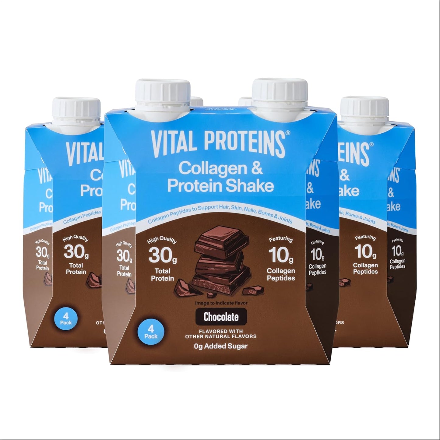 Vital Proteins Chocolate Collagen Peptides Powder – Hydrolyzed Collagen for Hair, Skin, Nails, Joints & Gut Health (13.5 oz)