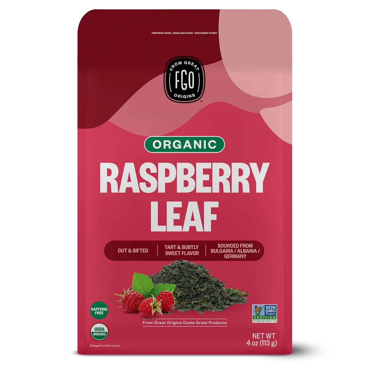 Traditional Medicinals Organic Raspberry Leaf Tea – Supports Menstrual Health, Uterine Tone & Pregnancy Wellness (16 Tea Bags)