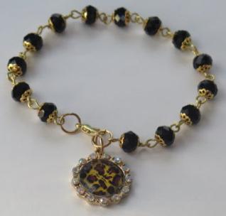 Black Bracelet Beads
