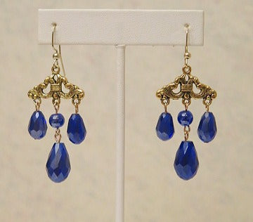 Deep Blue Earring