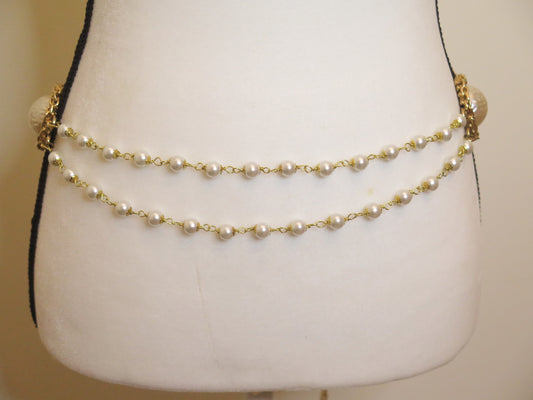 Double Pearl wired belt