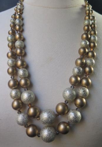 Handmade Gold Brown Necklace