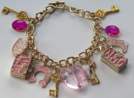 pink Charm bracelet
