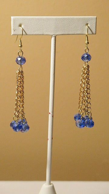 Handmade Sassy Blue Earring/ Handmade Earring For women
