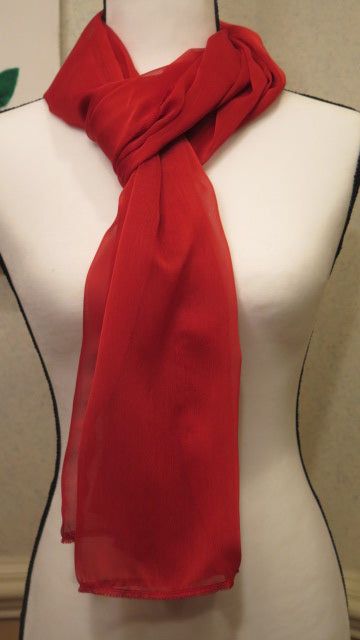 Handmade Scarf/Red Scarf For Women/ Handmade Red Scarf For Women