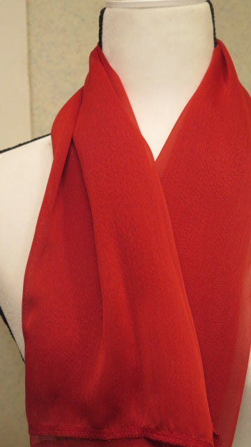 Handmade Scarf/Red Scarf For Women/ Handmade Red Scarf For Women