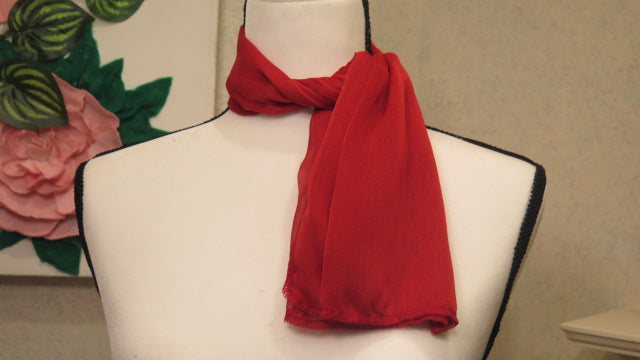 Handmade Scarf/Red Scarf For Women/ Handmade Red Scarf For Women