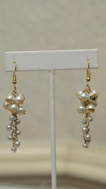 Pearl Cluster Earring/ Grape Inspired Earring For Women