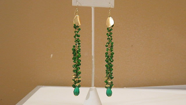 Green Earring/ Special event/ For women