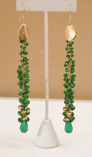 Green Earring/ Special event/ For women