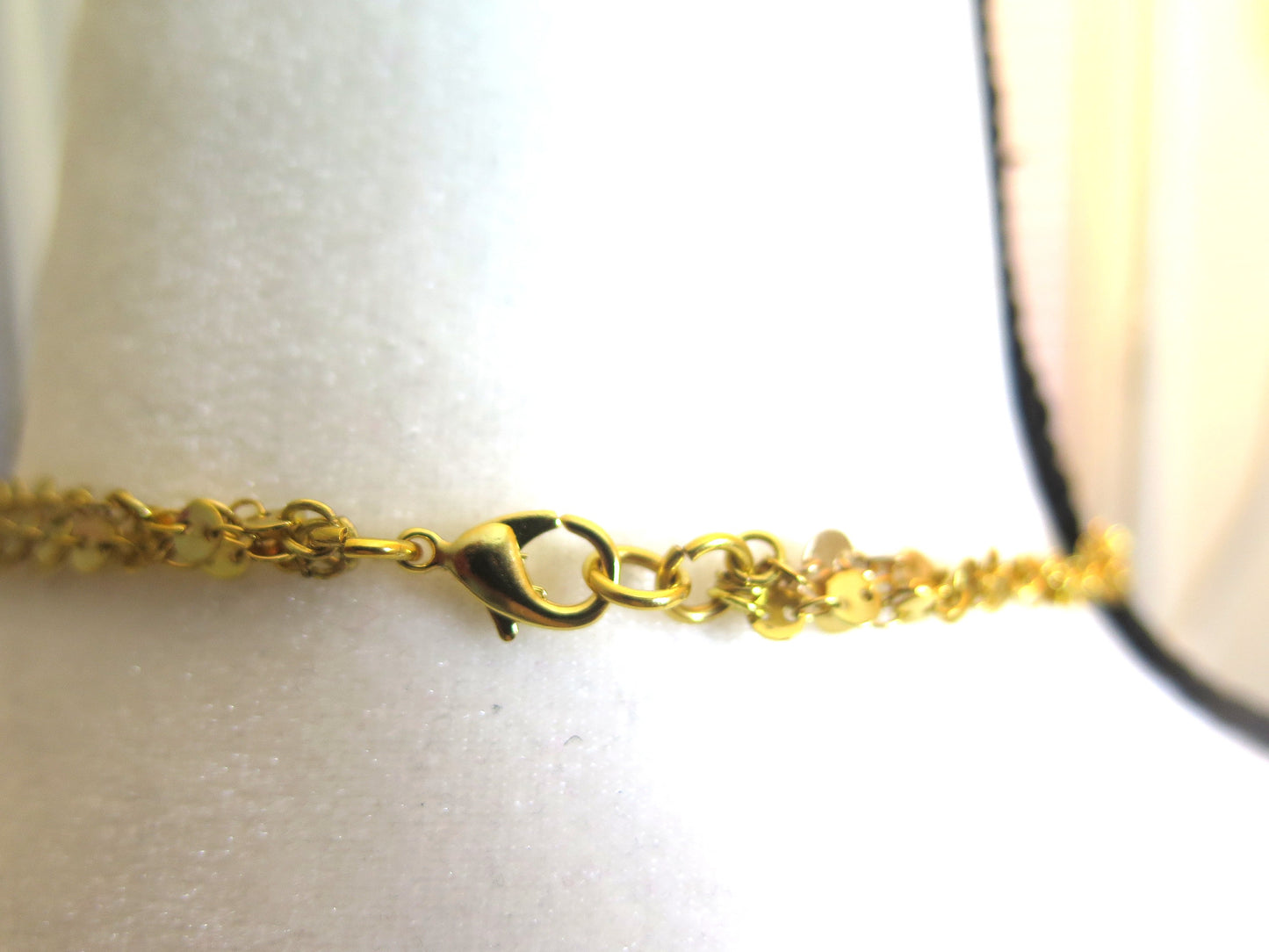 Gold Trilayer Necklace/ Layered Gold Necklace/ Gold Necklace