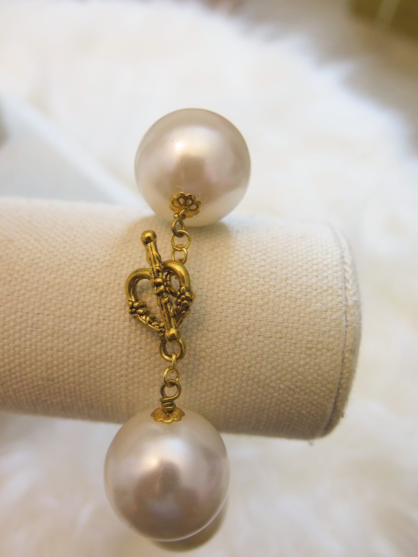 Pearl Wire Bead Bracelet for Women