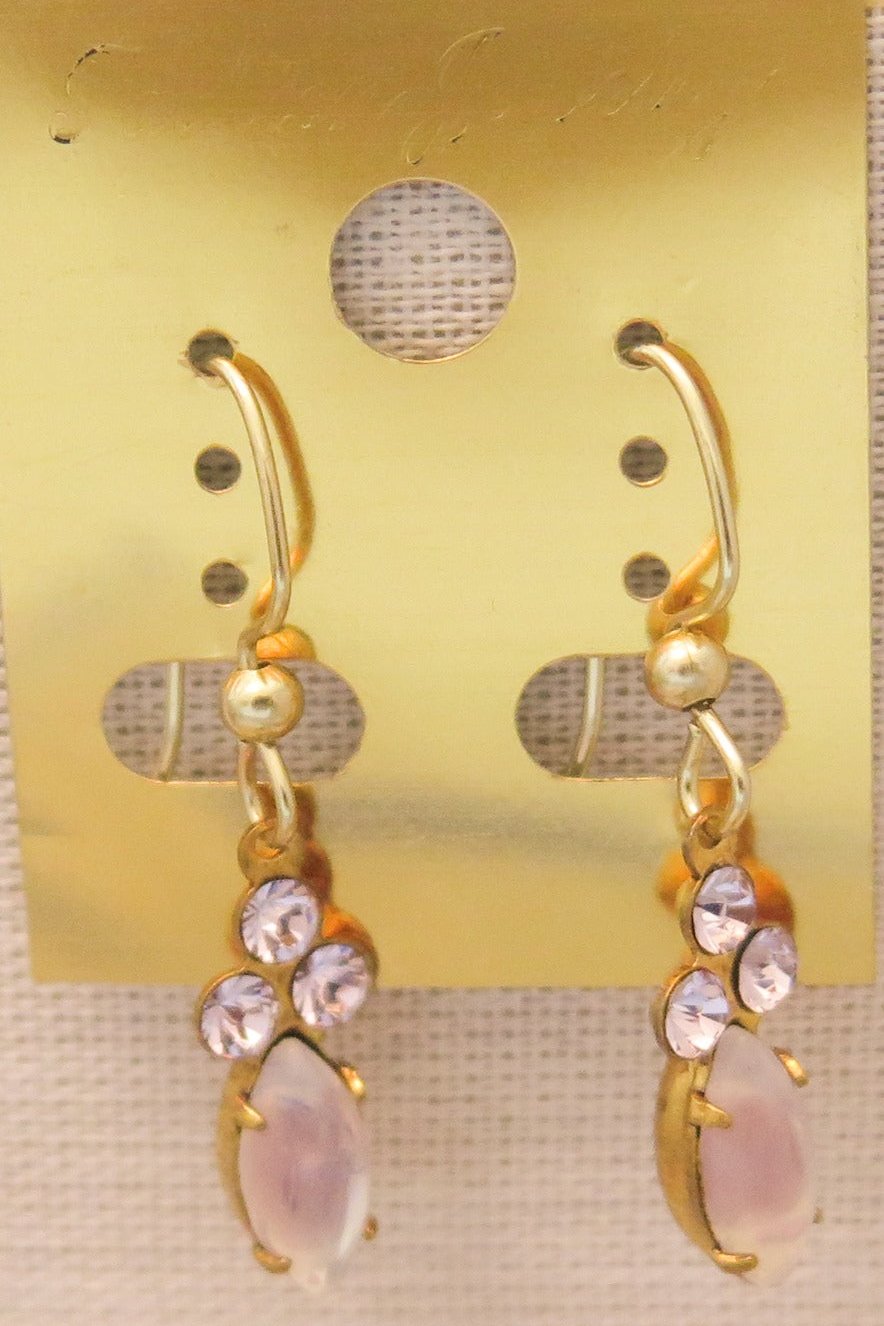 Purple Earring/ Clear Purple Small Earring/ simple Purple Earring