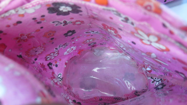 Two Floral Pink bags/ Pink Floral Makeup Bag/ Pink Traveling Pouch Bags/ Travel Cosmetic Puch Bag/ Zipper Pouch/ Zipper Pouch