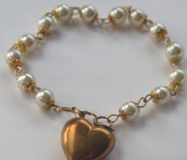 Pearl Wired Bracelet/ Wired Bracelet/Pearl Bracelet