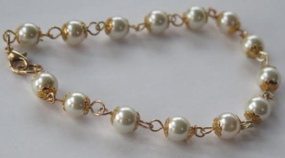 Pearl Bracelet/ Pearl Wired Bracelet