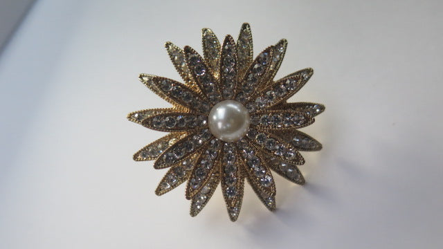Rhinestones Sunburst Extra Large beads/ Rhinestone Ring/Extra-Large Sparkling Rhinestone Sunburst Ring./ Extra Large Ring