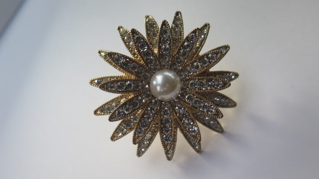 Rhinestones Sunburst Extra Large beads/ Rhinestone Ring/Extra-Large Sparkling Rhinestone Sunburst Ring./ Extra Large Ring