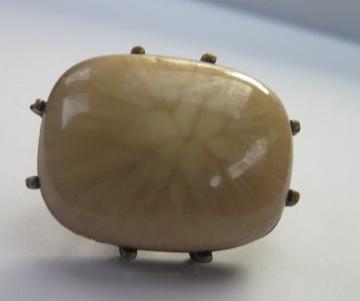 Brown Rectangle Ring/ Large Brown Ring/ Brown Ring