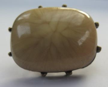 Brown Rectangle Ring/ Large Brown Ring/ Brown Ring