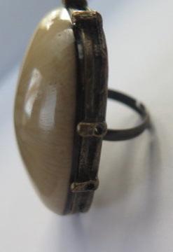 Brown Rectangle Ring/ Large Brown Ring/ Brown Ring