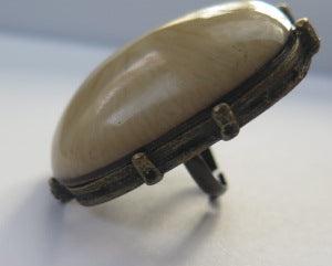 Brown Rectangle Ring/ Large Brown Ring/ Brown Ring