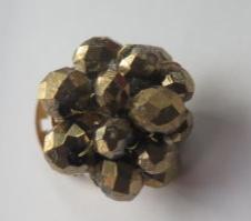 Gold Cluster Ring/ Large Cocktail Ring/ Cocktail Grape-Inspire Ring/Cocktail Gold Ring