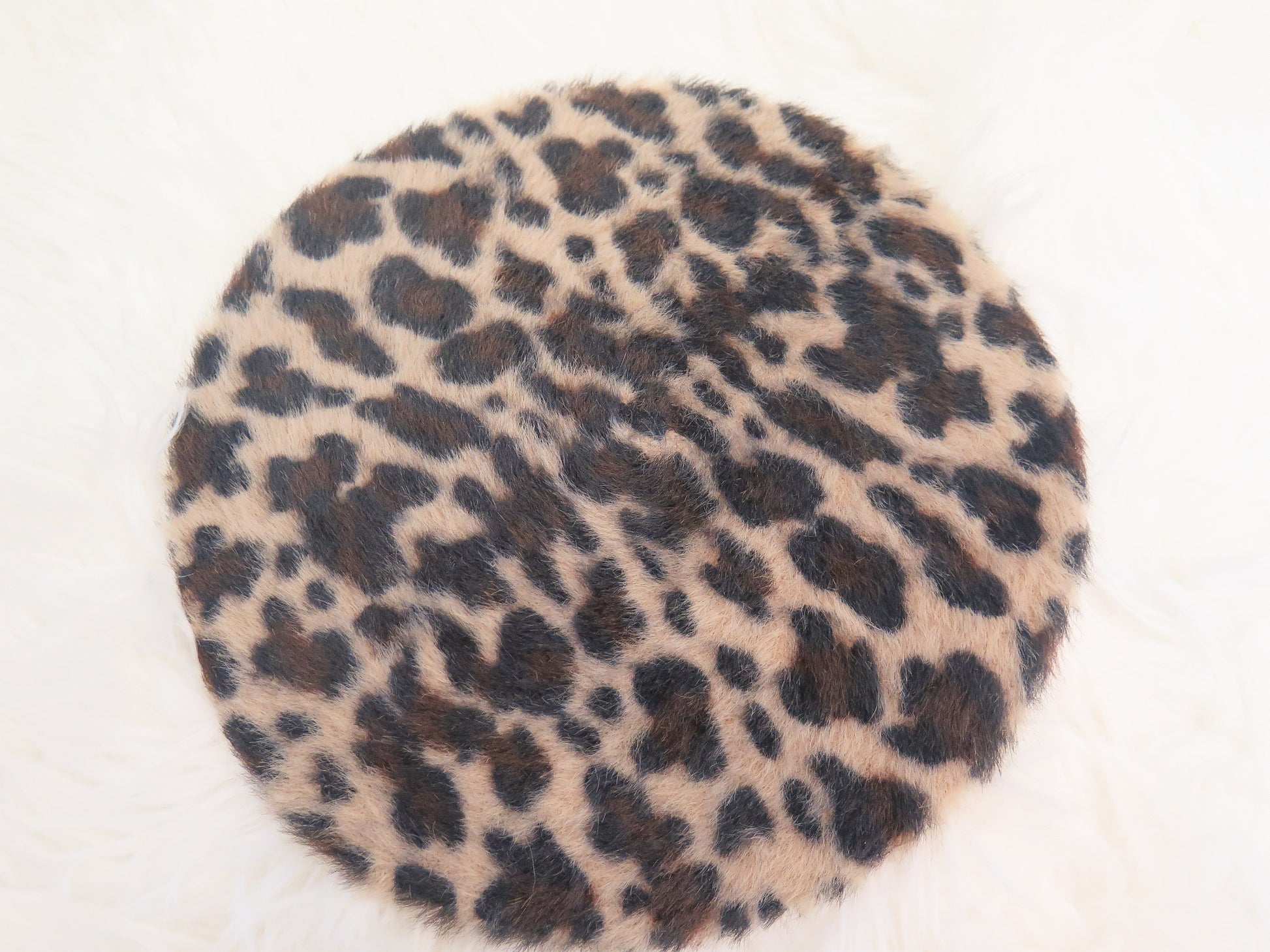 Animal Print Beret, Leopard Print Beret by Nesy