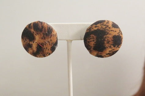 Leopard Print Earrings