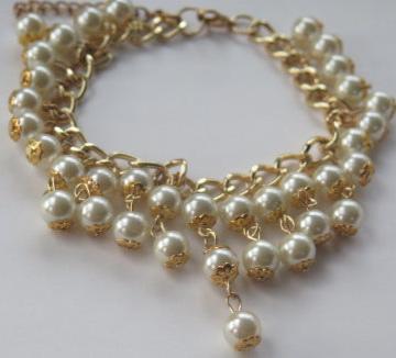 Pearl Cluster Bracelet for women