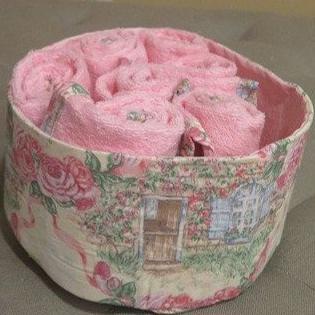 Pink Basket and Towel package