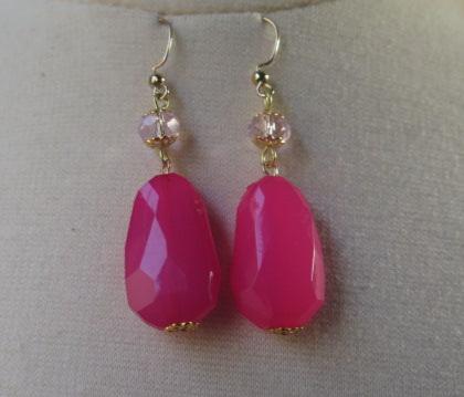 Pink earring