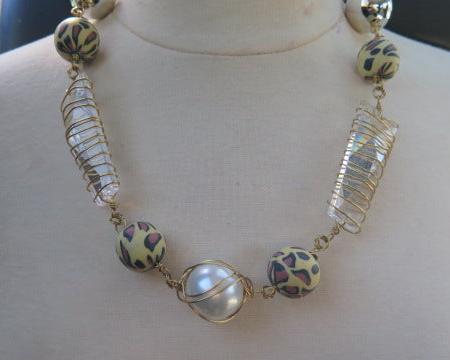 animal print beads