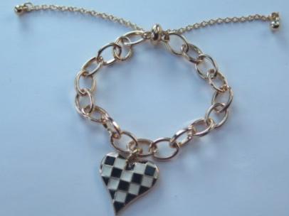 check Gold bracelet