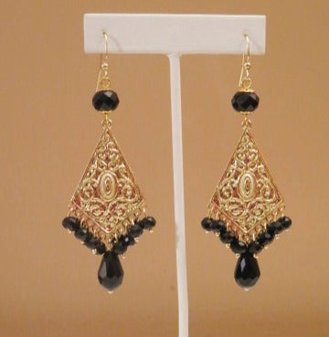 gold  statement earring for women