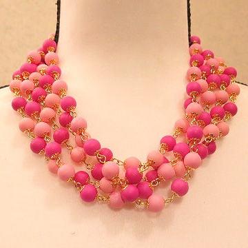 pink Fuchsia necklace