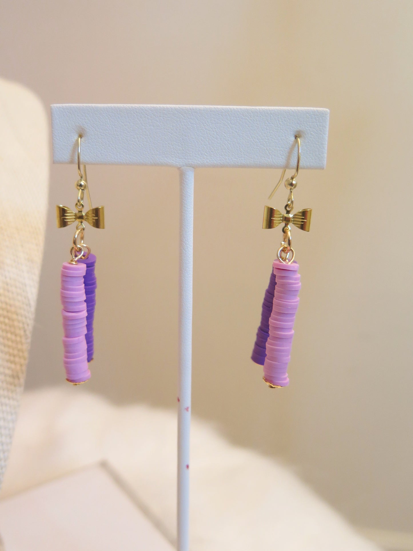 purple earring