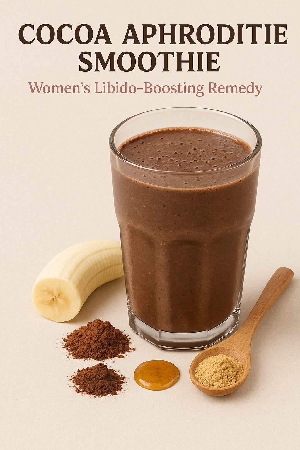 Cocoa Aphrodite Smoothie – Women’s Libido-Boosting Remedy