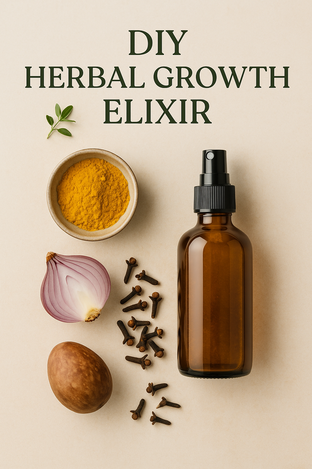 DIY Herbal Growth Elixir