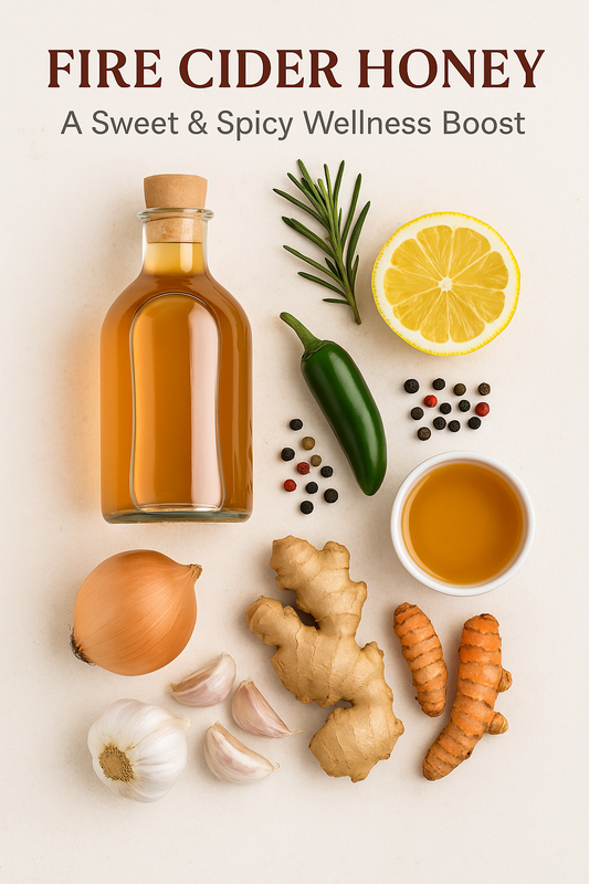 Fire Cider Honey: A Sweet & Spicy Wellness Boost