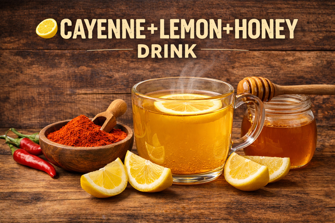 CAYENNE + LEMON + HONEY DRINK