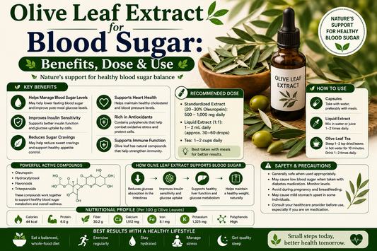 Olive Leaf Extract for Blood Sugar: Benefits, Dose & Use