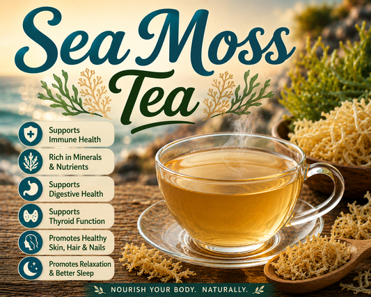 Sea Moss Tea Benefits, Uses, Side Effects & How to Make Sea Moss Tea at Home
