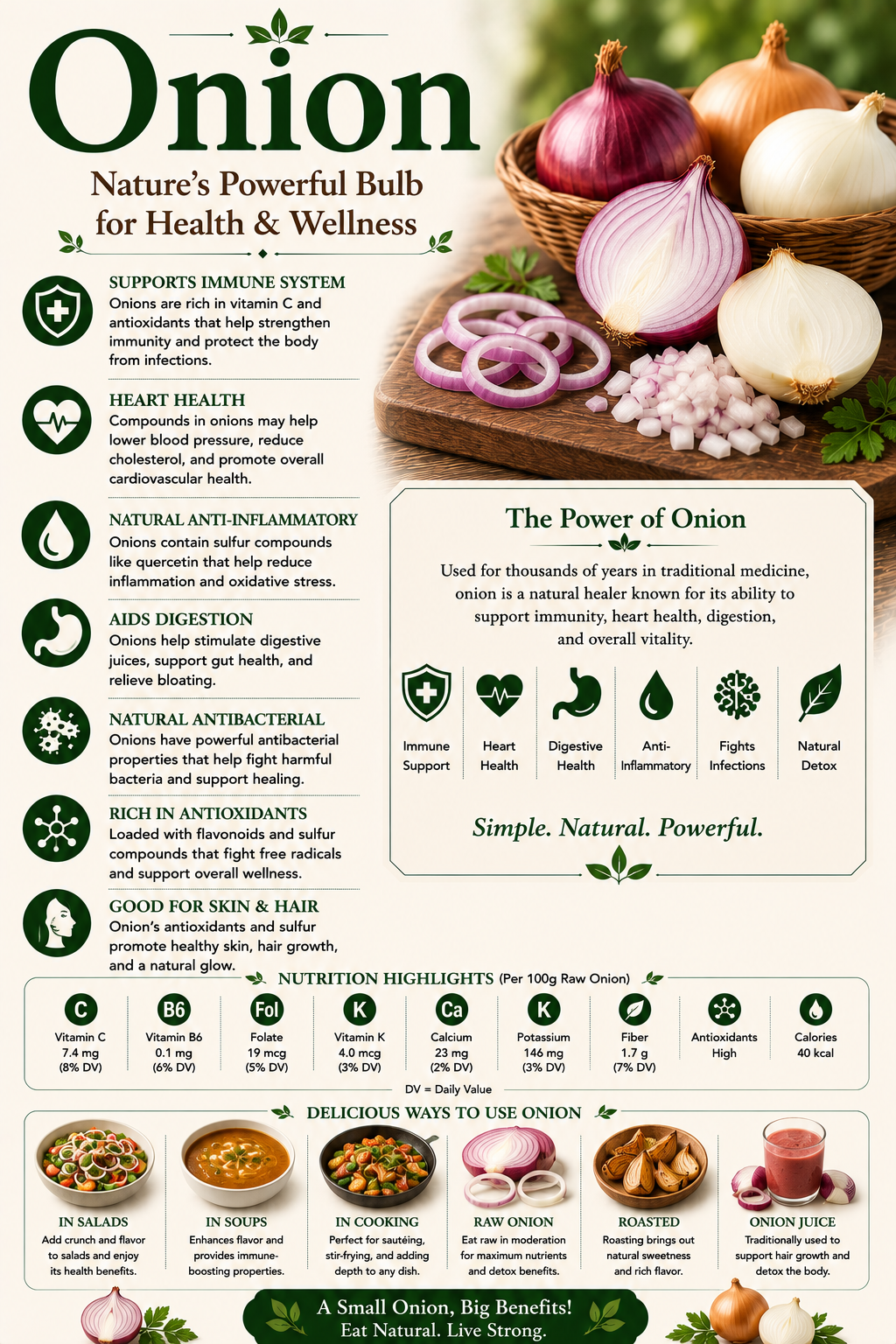 Onion benefits uses side effects heart health immune support and nutrition guide