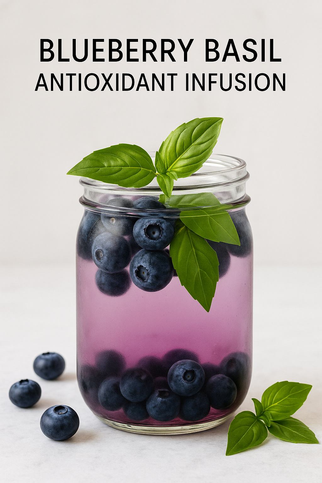 Blueberry Basil Antioxidant Infusion