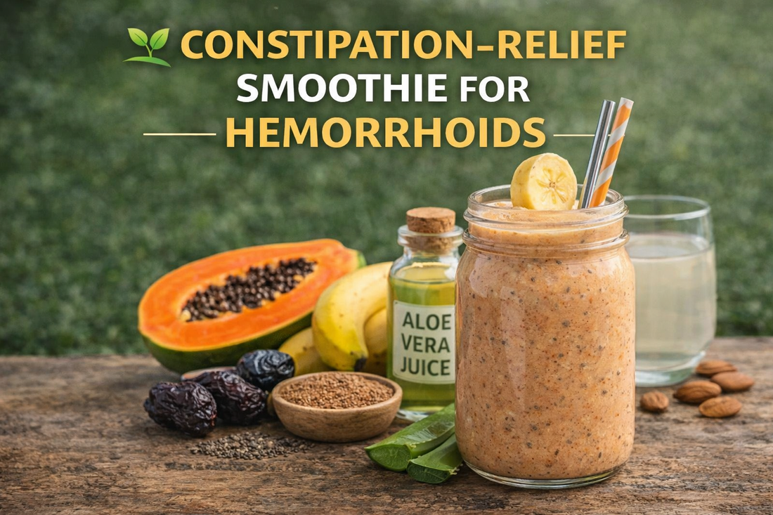 CONSTIPATION-RELIEF SMOOTHIE FOR HEMORRHOIDS