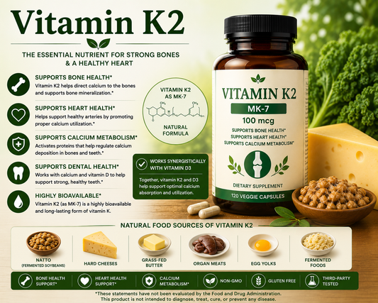 Vitamin K2: Benefits, Uses, Side Effects & Safety