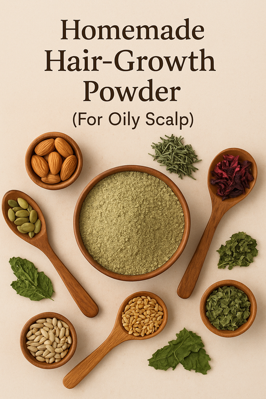 Homemade Hair-Growth Powder (For Oily Scalp)
